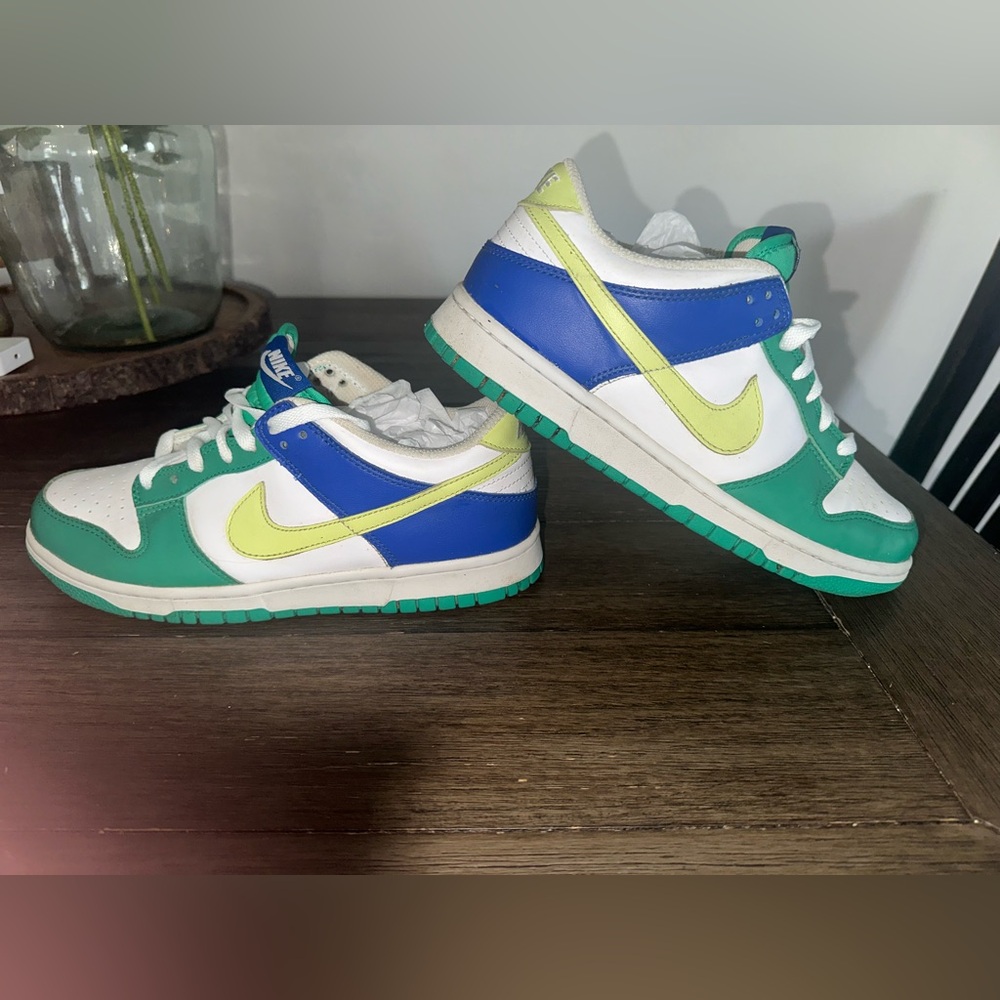 Nike Dunk low stadium green game royal size 7Y